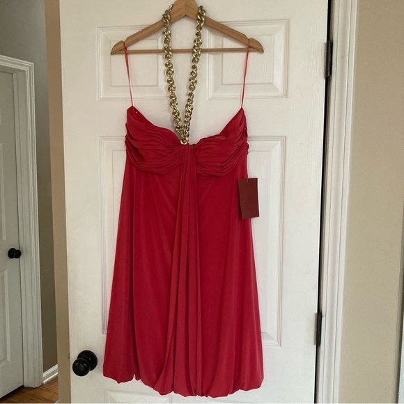 JS Collections Red Strapless Dress - Picture 2 of 12